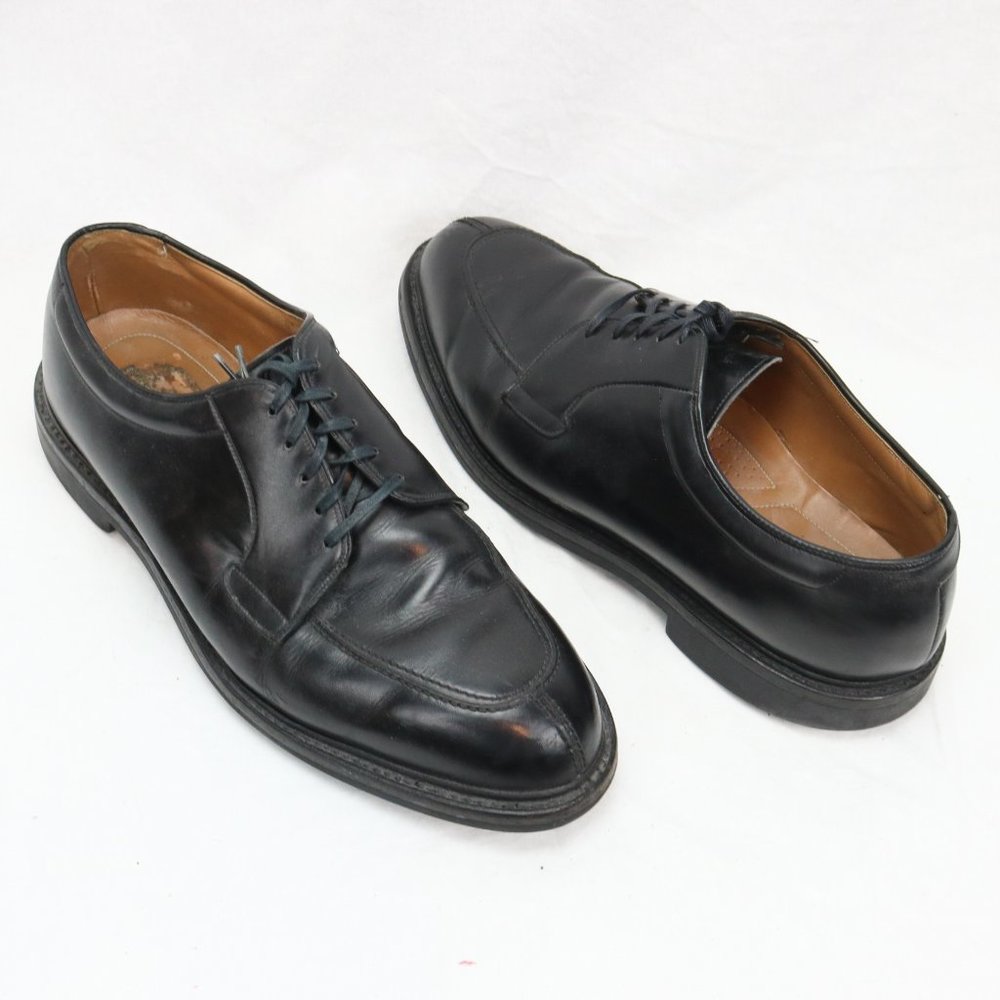 Johnston & Murphy Estate Black Split Moc Toe Derby